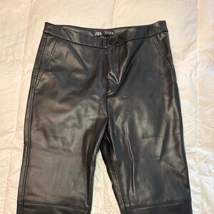 Zara leather pants